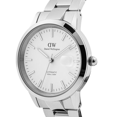 The Watch Boutique Daniel Wellington Iconic Link Automatic Silver Watch 40mm