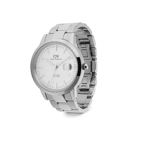 The Watch Boutique Daniel Wellington Iconic Link Automatic Silver Watch 40mm