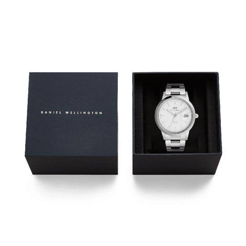 The Watch Boutique Daniel Wellington Iconic Link Automatic Silver Watch 40mm