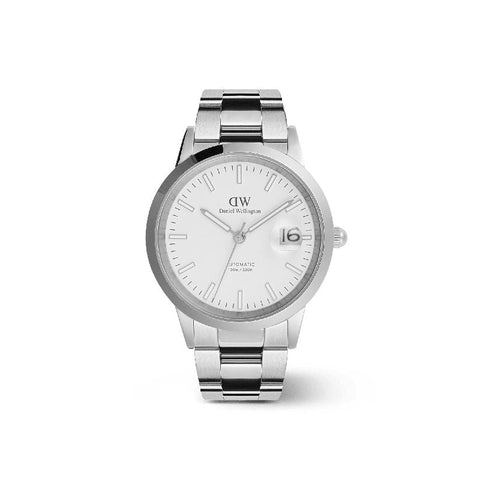 The Watch Boutique Daniel Wellington Iconic Link Automatic Silver Watch 40mm