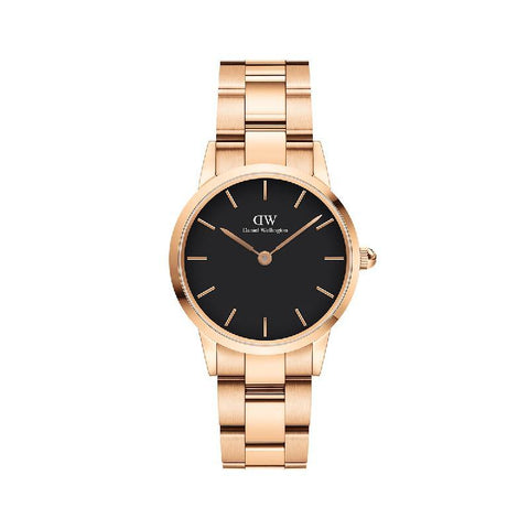 The Watch Boutique Daniel Wellington Iconic Link Rose Gold Watch 28mm
