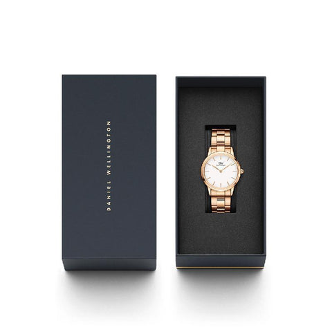 The Watch Boutique Daniel Wellington Iconic Link Rose Gold Watch 32mm