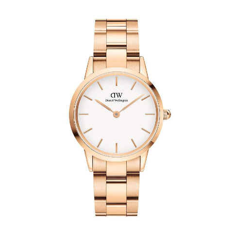 The Watch Boutique Daniel Wellington Iconic Link Rose Gold Watch 32mm