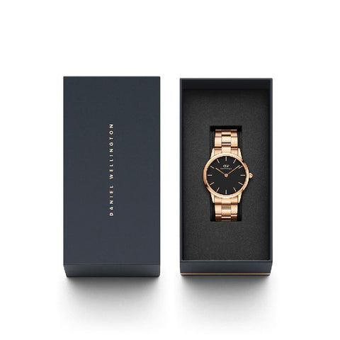 The Watch Boutique Daniel Wellington Iconic Link Rose Gold Watch 36mm