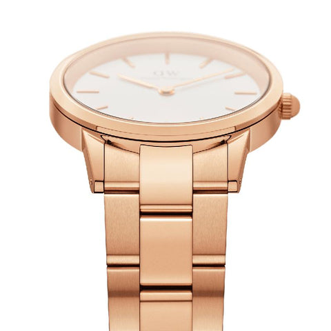 The Watch Boutique Daniel Wellington Iconic Link Rose Gold Watch 40mm