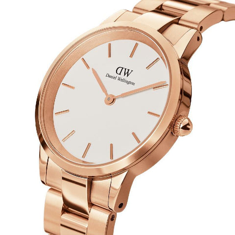 The Watch Boutique Daniel Wellington Iconic Link Rose Gold Watch 40mm