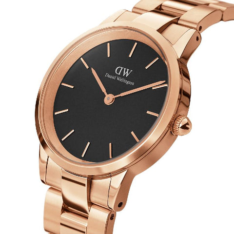 The Watch Boutique Daniel Wellington Iconic Link Rose Gold Watch 40mm