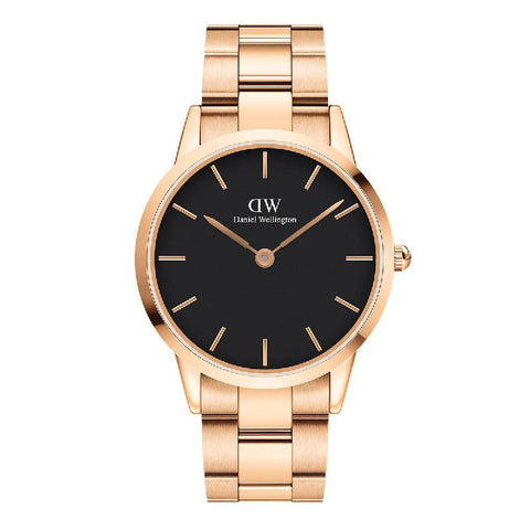 The Watch Boutique Daniel Wellington Iconic Link Rose Gold Watch 40mm