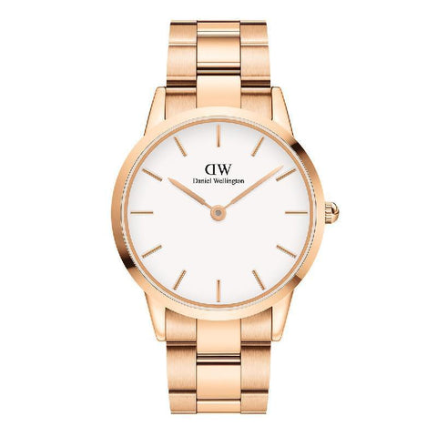 The Watch Boutique Daniel Wellington Iconic Link Rose Gold Watch 40mm