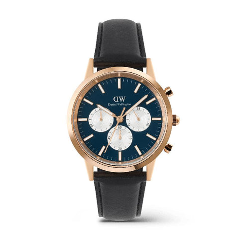 The Watch Boutique Daniel Wellington Iconic Rose Gold Chronograph Watch