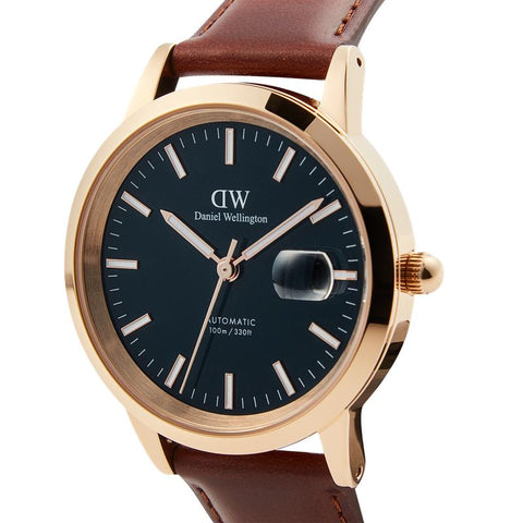 The Watch Boutique Daniel Wellington Iconic St Mawes Automatic Rose Gold Men's Watch
