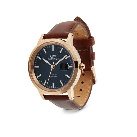 The Watch Boutique Daniel Wellington Iconic St Mawes Automatic Rose Gold Men's Watch
