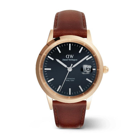 The Watch Boutique Daniel Wellington Iconic St Mawes Automatic Rose Gold Men's Watch