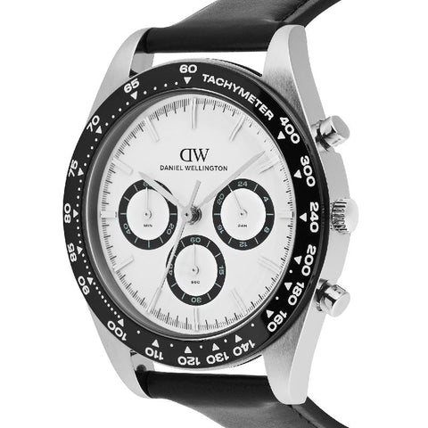The Watch Boutique Daniel Wellington Iconic Tachymeter Sheffield Silver Men's Watch