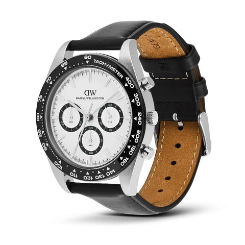 The Watch Boutique Daniel Wellington Iconic Tachymeter Sheffield Silver Men's Watch