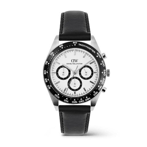 The Watch Boutique Daniel Wellington Iconic Tachymeter Sheffield Silver Men's Watch