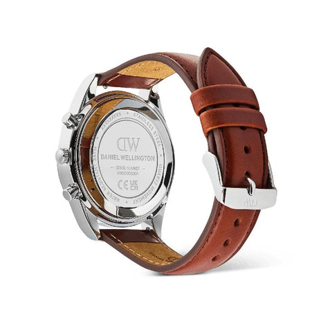 The Watch Boutique Daniel Wellington Iconic Tachymeter St-Mawes Arctic Silver Men's Watch
