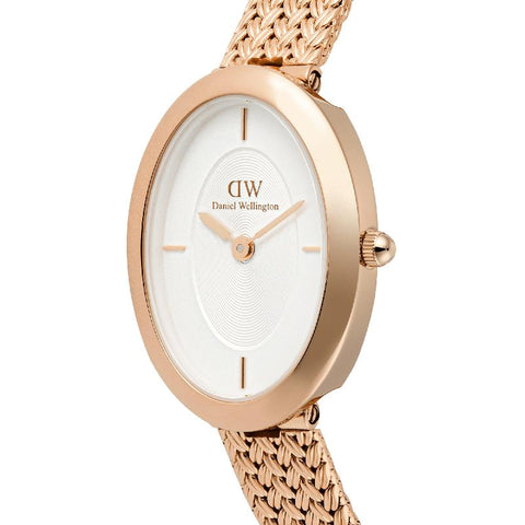 The Watch Boutique Daniel Wellington Juliette Rose Gold Braided Mesh Watch
