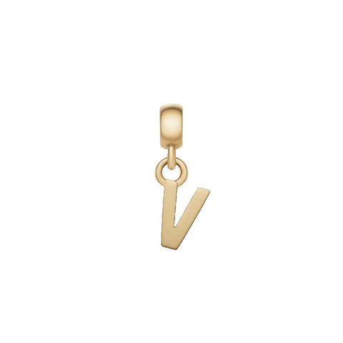 The Watch Boutique Daniel Wellington Letter V Charm Gold