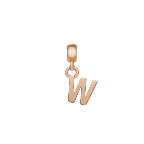 The Watch Boutique Daniel Wellington Letter W Charm Rose Gold