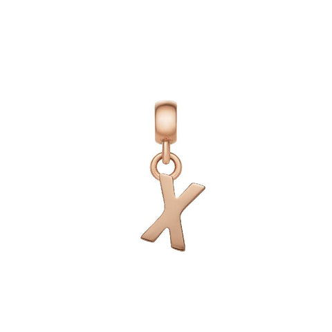 The Watch Boutique Daniel Wellington Letter X Charm Rose Gold