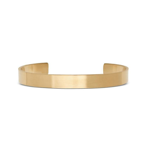 Daniel Wellington Line Cuff Brushed Gold Bangle