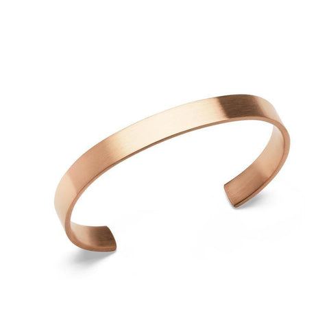 The Watch Boutique Daniel Wellington Line Cuff Brushed Rose Gold Bangle