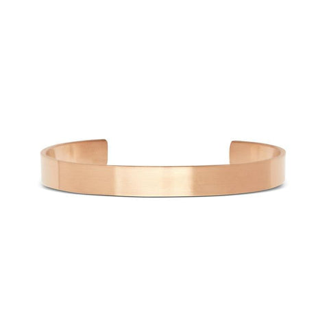 The Watch Boutique Daniel Wellington Line Cuff Brushed Rose Gold Bangle
