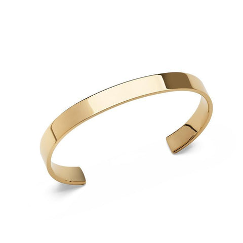 Daniel Wellington Line Cuff Polished Gold Bangle
