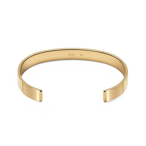Daniel Wellington Line Cuff Polished Gold Bangle