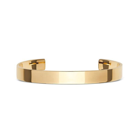 Daniel Wellington Line Cuff Polished Gold Bangle