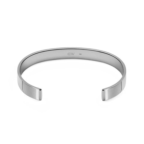 Daniel Wellington Line Cuff Polished Silver Bangle