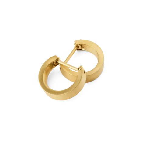 Daniel Wellington Line Earrings Brushed Gold