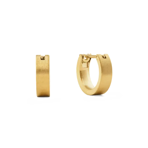 Daniel Wellington Line Earrings Brushed Gold