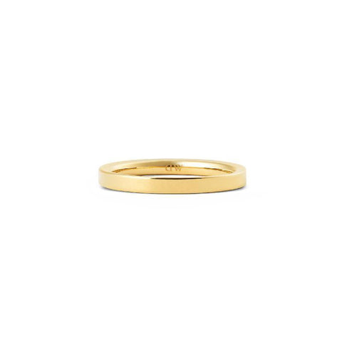 Daniel Wellington Line Polished Gold Ring