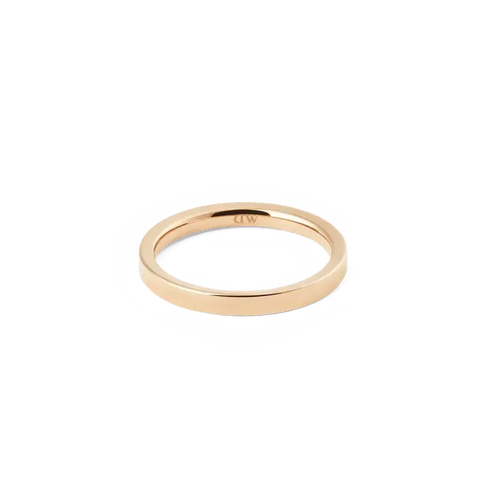 Daniel Wellington Line Polished Rose Gold Ring