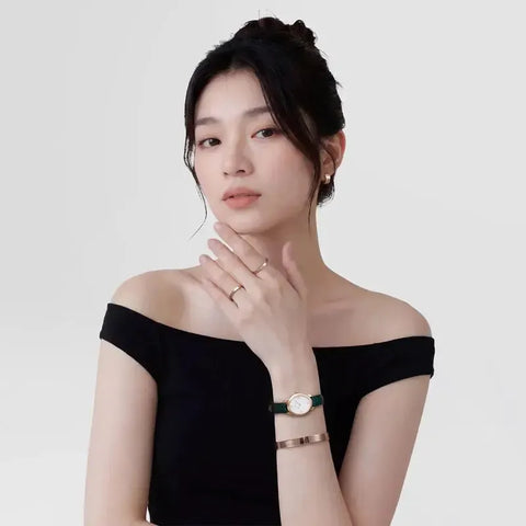 Daniel Wellington Line Polished Rose Gold Ring