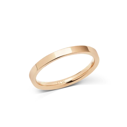 Daniel Wellington Line Polished Rose Gold Ring