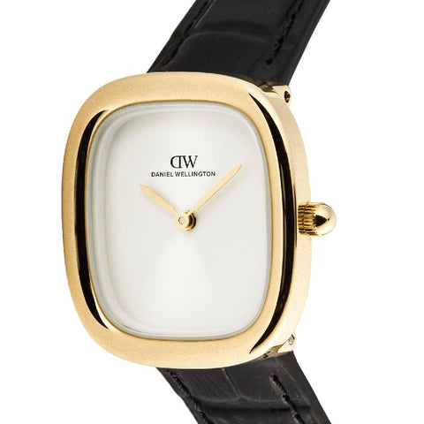 The Watch Boutique Daniel Wellington Margot Black Croc Gold Women's Watch