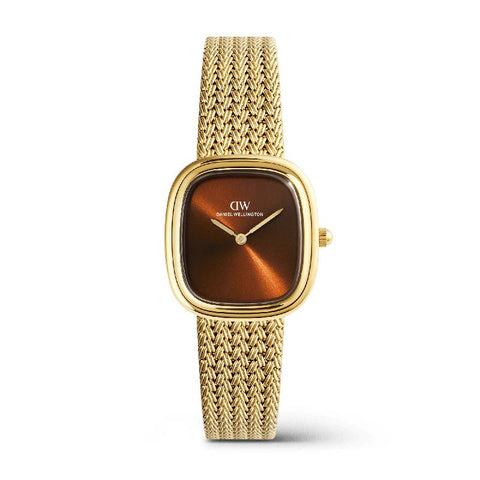 The Watch Boutique Daniel Wellington Margot Braided Mesh Amber Gold Women's Watch
