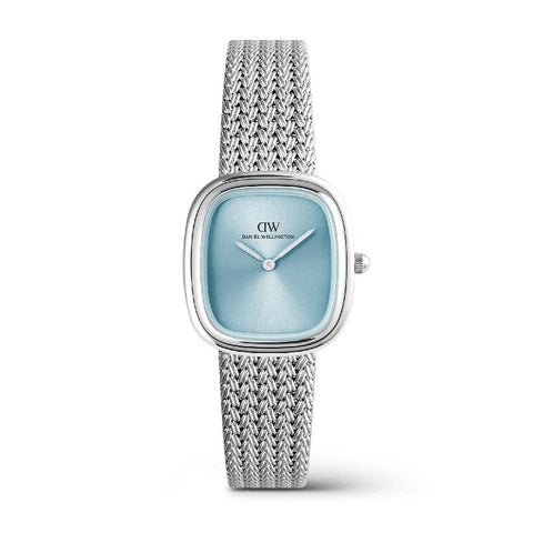 The Watch Boutique Daniel Wellington Margot Braided Mesh Ice Blue Silver Women's Watch
