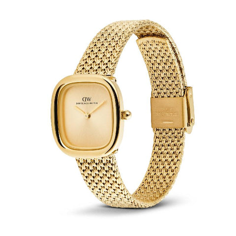 The Watch Boutique Daniel Wellington Margot Braided Mesh Unitone Gold Women's Watch