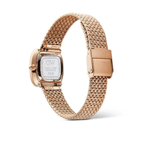 The Watch Boutique Daniel Wellington Margot Braided Mesh Unitone Rose Gold Women's Watch