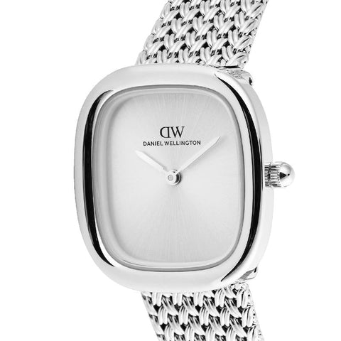 The Watch Boutique Daniel Wellington Margot Braided Mesh Unitone Silver Women's Watch