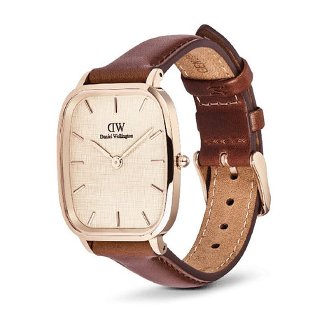 The Watch Boutique Daniel Wellington Marlon St Mawes Linen Rose Gold