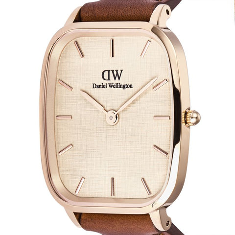 The Watch Boutique Daniel Wellington Marlon St Mawes Linen Rose Gold