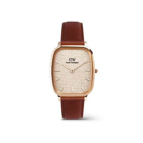 The Watch Boutique Daniel Wellington Marlon St Mawes Linen Rose Gold
