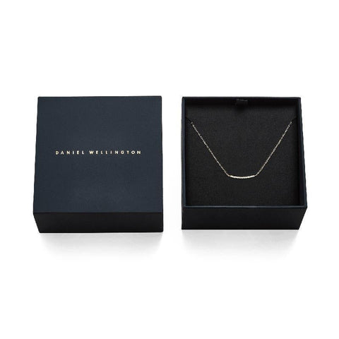 The Watch Boutique Daniel Wellington Mirelle Gold Eternity Necklace with White Stones