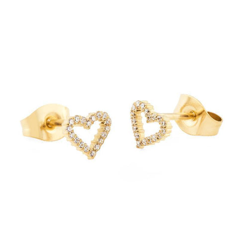 The Watch Boutique Daniel Wellington Mirelle Heart Gold Earring