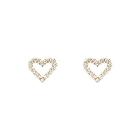 The Watch Boutique Daniel Wellington Mirelle Heart Gold Earring